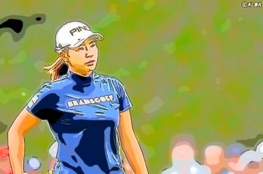 渋野　7カ月ぶりの予選落ちに涙