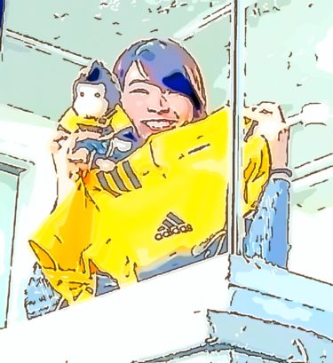 渋野日向子“勝利の女神”　所属サントリーの応援に大興奮